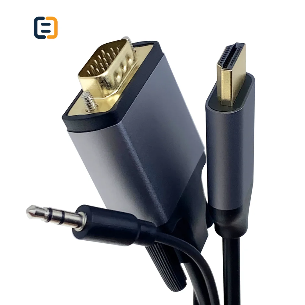 HDMI to VGA Adapter With 3.5mm Audio cable - 1080P Full HD - product image 3