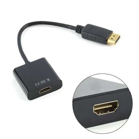 DP to HDMI adapter converter cable - 1080P - product image 2