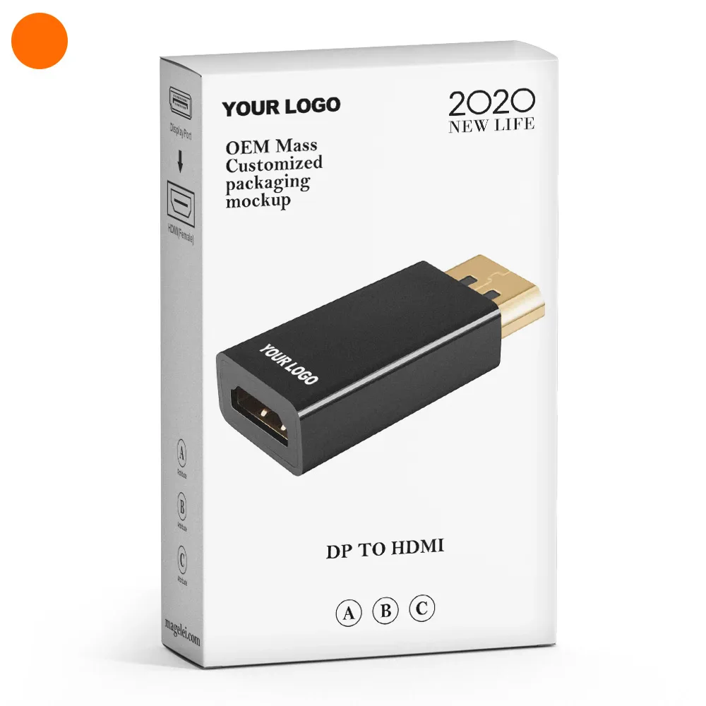 Gold-Plated DisplayPort to HDMI Adapter, 1080P - product image 3