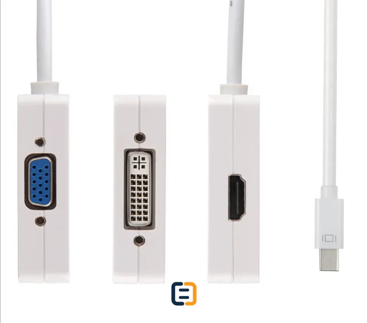 3 in 1 Thunderbolt Mini DP to HDMI DVI VGA DP Cable Adapter - product image 3