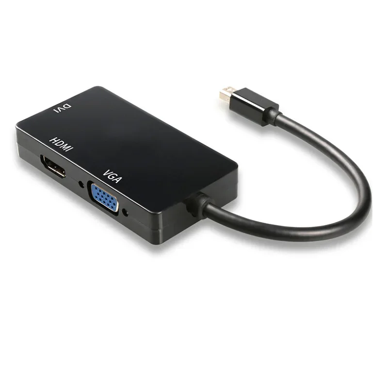Mini DP DisplayPort to HDMI DVI VGA adapter