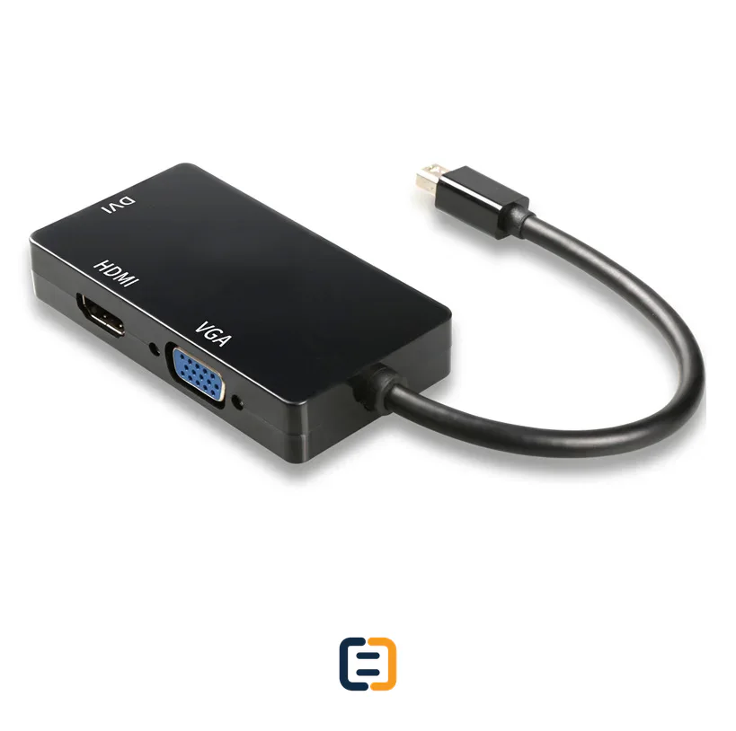 Mini DP DisplayPort to HDMI DVI VGA adapter - product image 2