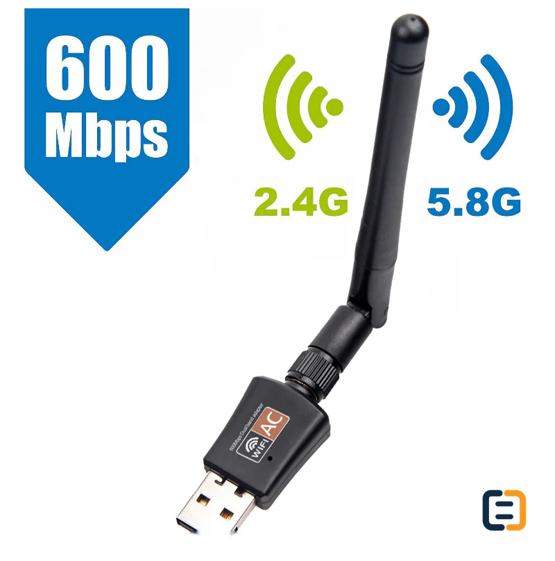 AC 600Mbps DualBand USB WiFi card adapter - product image 3