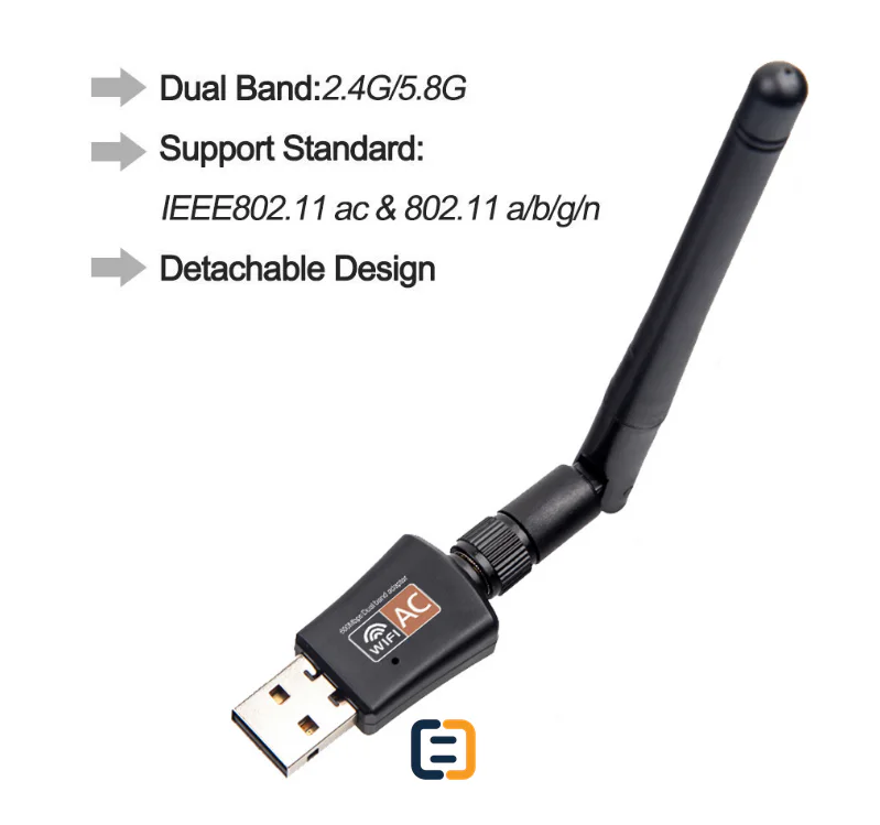 AC 600Mbps DualBand USB WiFi card adapter - product image 4