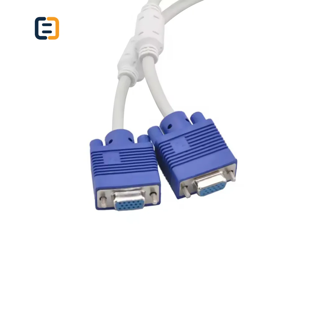 1-to-2 VGA Splitter Cable, 15-Pin Male to Dual Female - product image 4