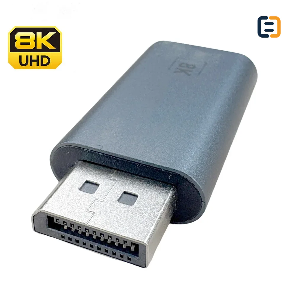 8K60Hz Aluminum Alloy DP to HDMI Converter - 8K@60Hz - product image 3