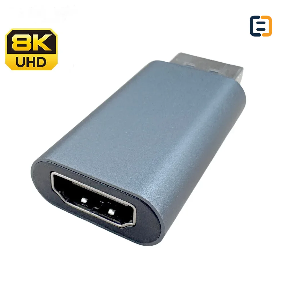 8K60Hz Aluminum Alloy DP to HDMI Converter - 8K@60Hz - product image 4