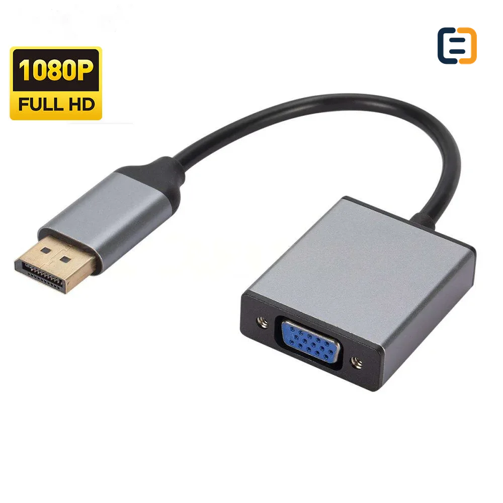 DisplayPort to VGA Adapter, 1080P
