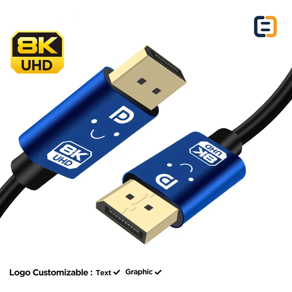 8K DP male to male cable - product image 2
