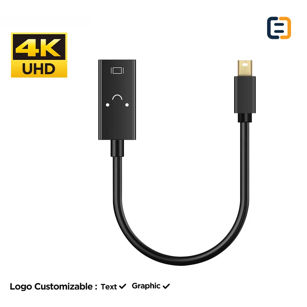 4K Mini DP to HDMI Adapter cable - 25cm - product image 3