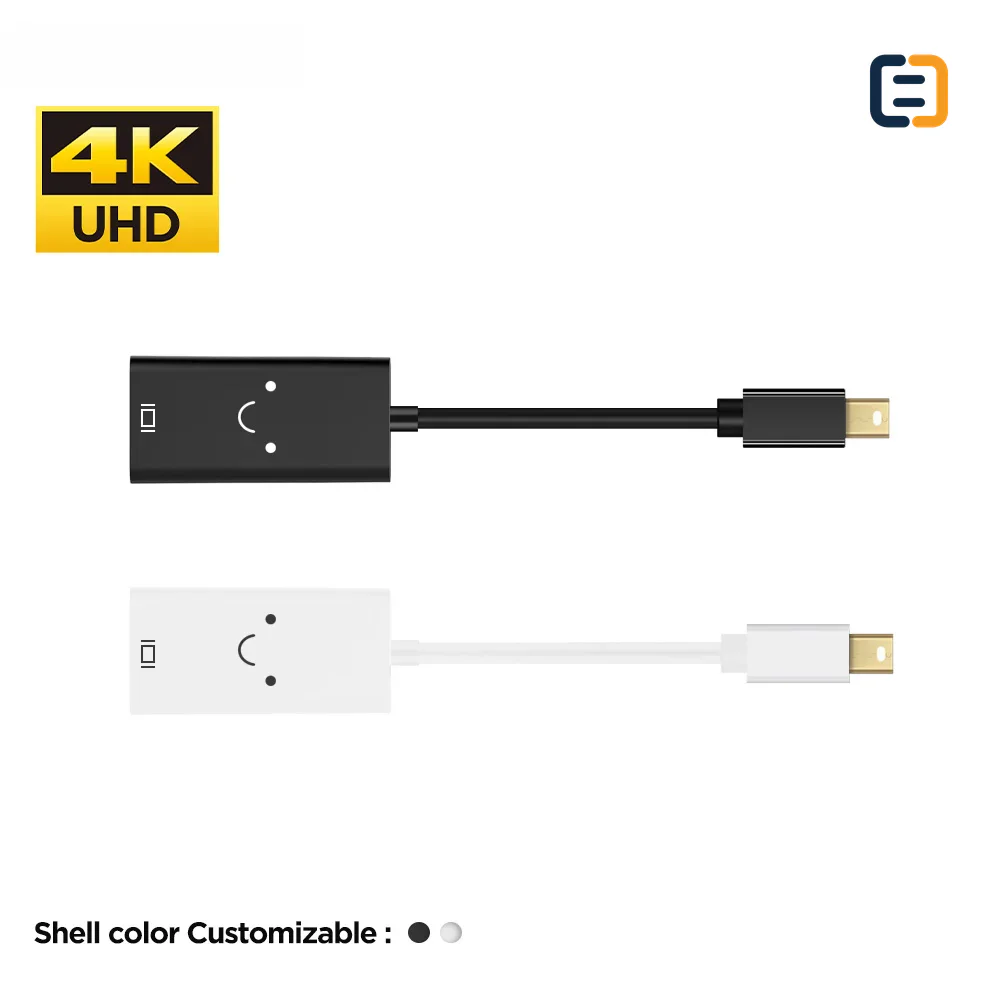 4K Mini DP to HDMI Adapter cable - 25cm - product image 4