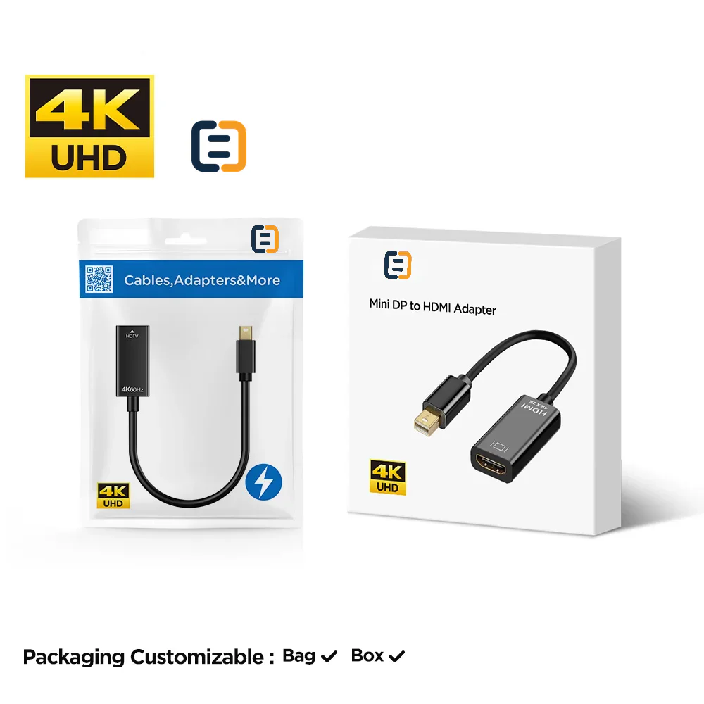 4K Mini DP to HDMI Adapter cable - 25cm - product image 5