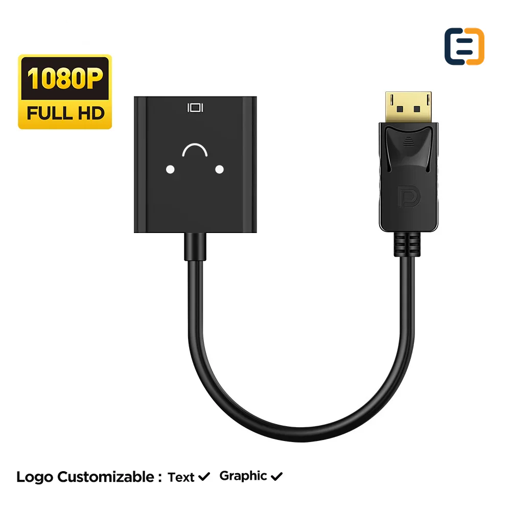 dp to VGA adapter - 15cm - product image 3