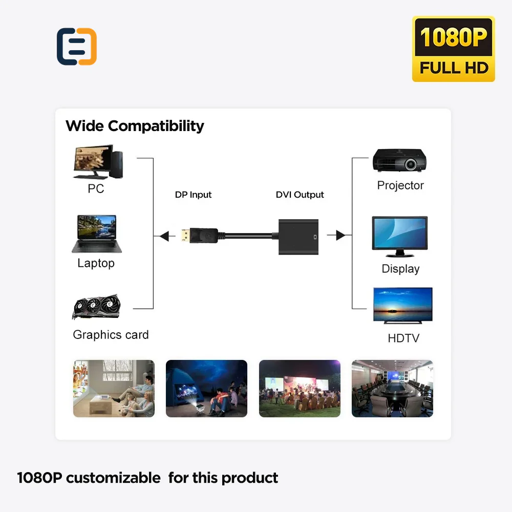 DisplayPort to DVI adapter - 1080P - product image 6