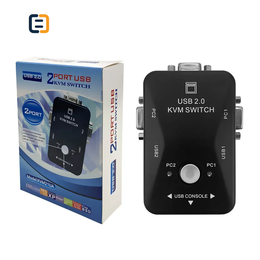 2 Port KVM Switch - Up to 1080P - product image 2