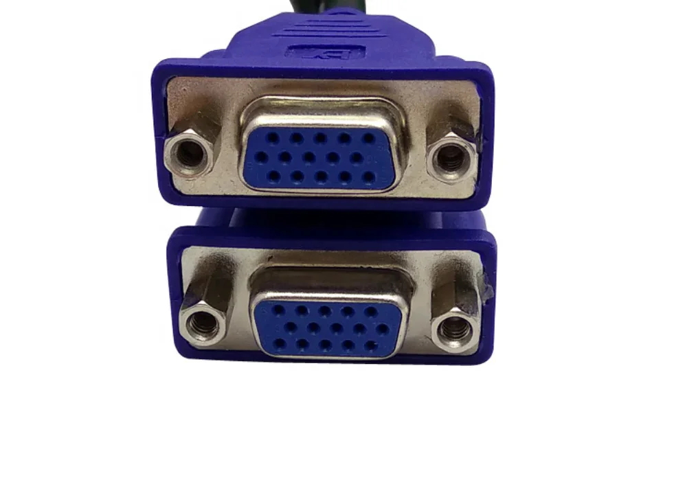 DMS 59pin Male to double Dual VGA Female cable - 20cm - product image 5