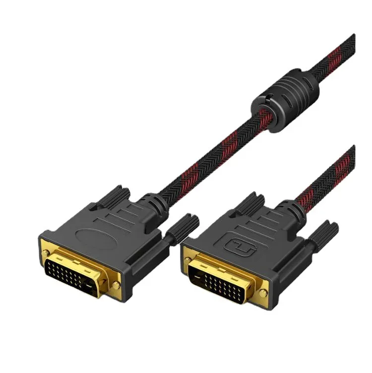Nylon Braided DVI 24+1 Cable