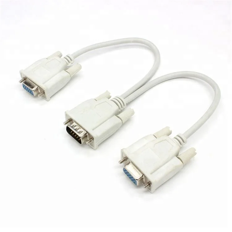VGA 1 Male to Dual VGA Female Adapter