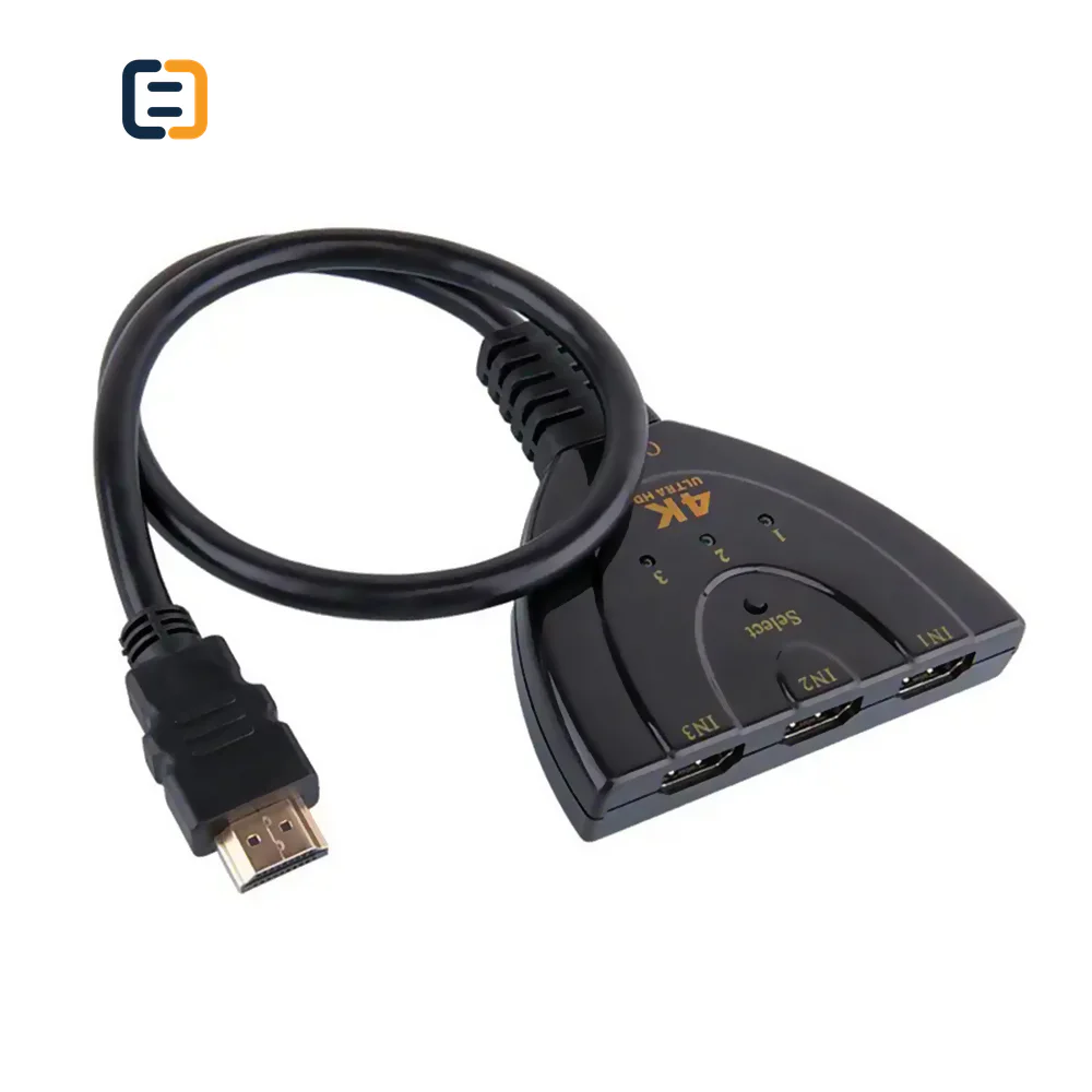3-Port HDMI Switch, 3 Inputs / 1 Output, 4K - product image 2
