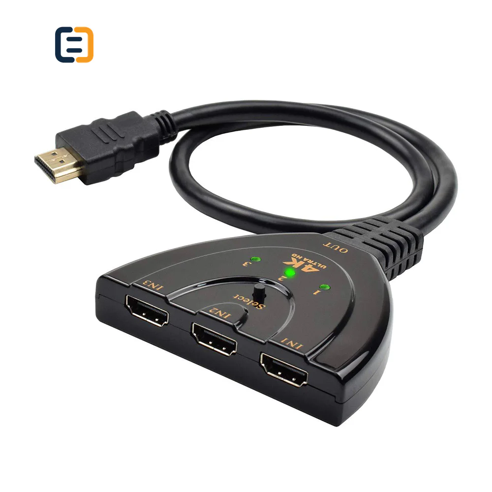 3-Port HDMI Switch, 3 Inputs / 1 Output, 4K - product image 4