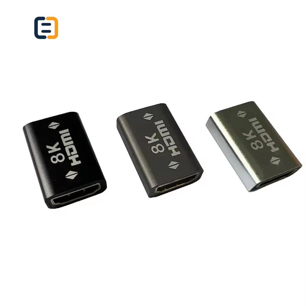 OEM 8K HDMI Female Coupler HDMI Adapter Connector Aluminum Alloy