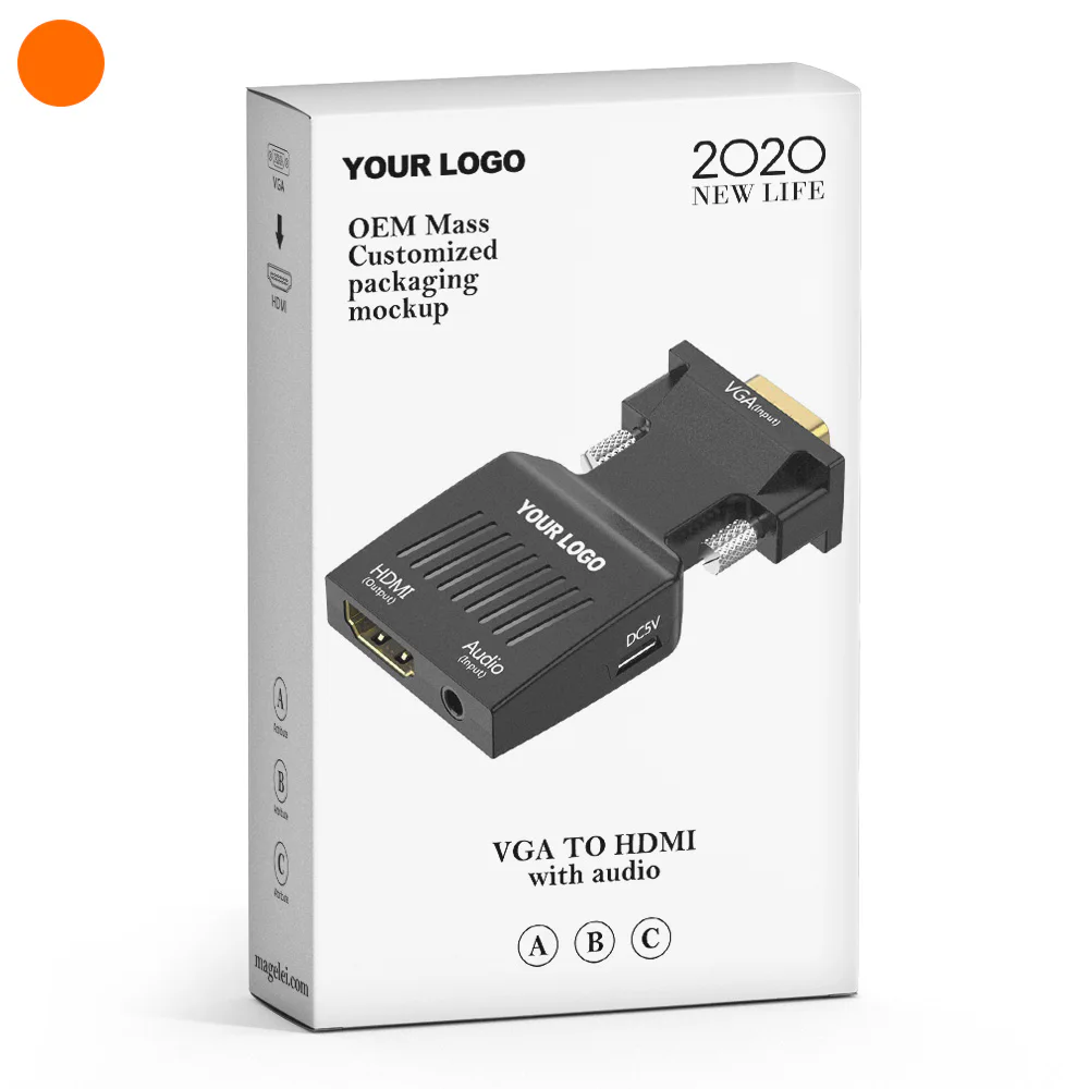VGA male to HDMI female adapter - 4.8cm - product image 2