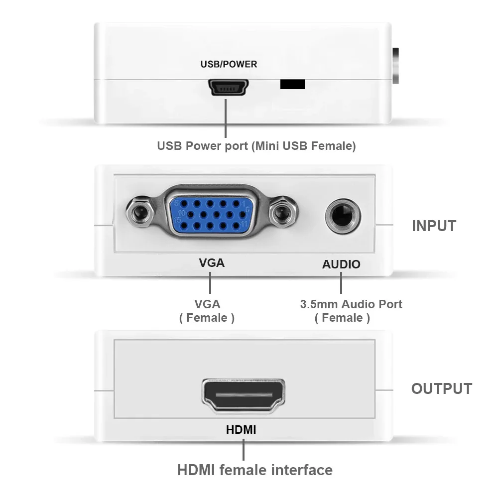 VGA to HDMI Converter - 1080P - product image 3