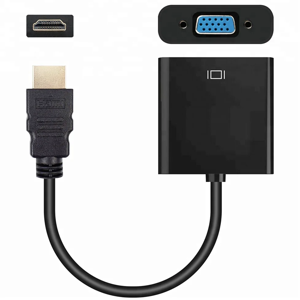 HDMI to VGA converter adapter cable - 25cm
