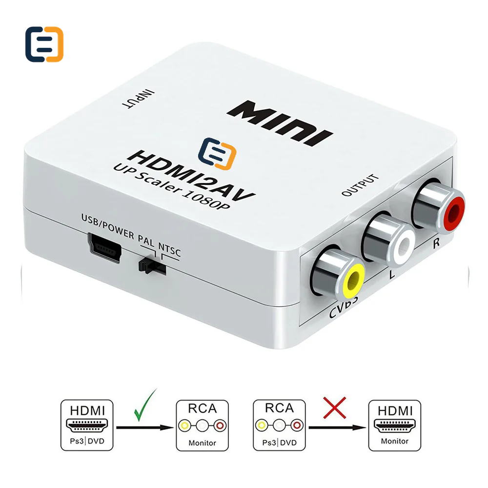 HDMI to AV / RCA Converter, 1080P 60Hz - product image 2