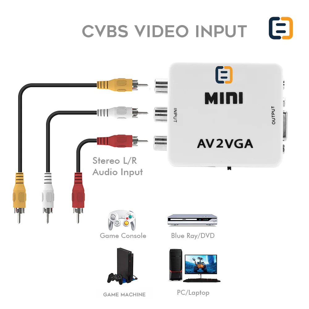 Mini HD AV2VGA Video Converter - 1080P - product image 6