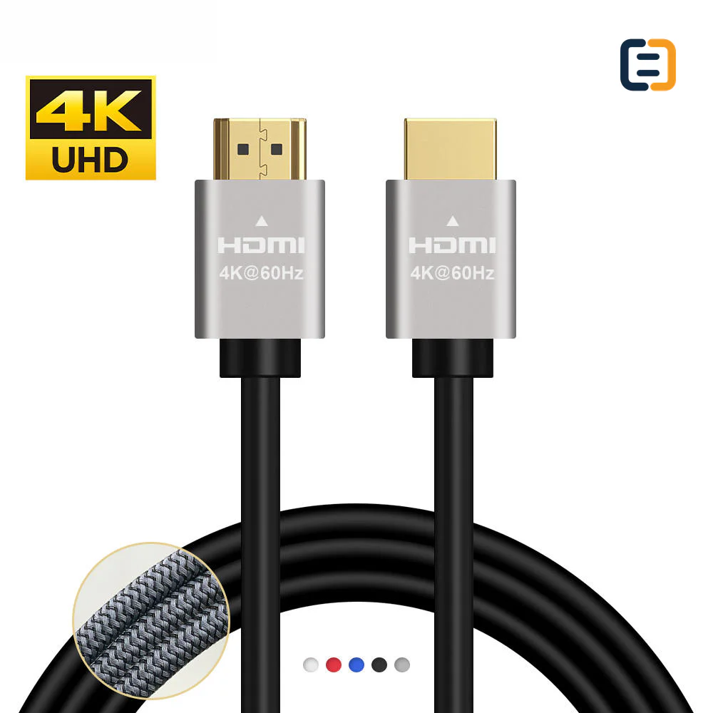 Braided HDMI 2.1 Cable, 8K 60Hz, 1-3m