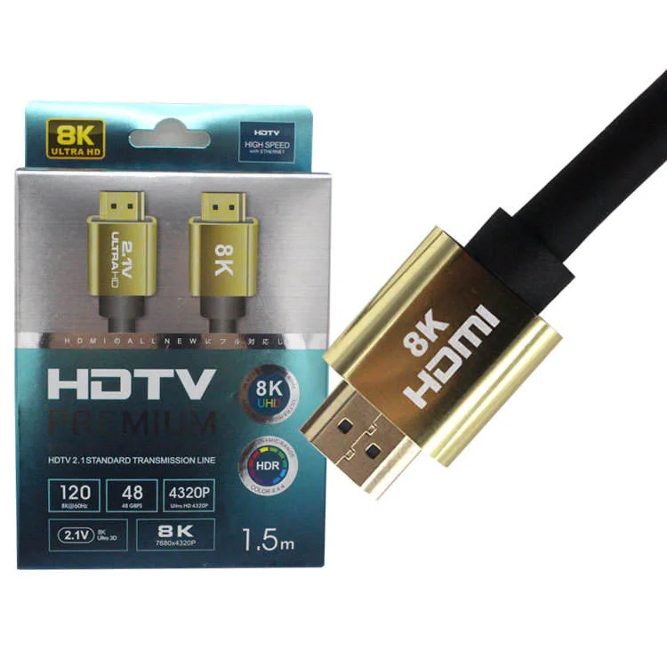 HDMI 2.1 Cable, 8K / 4K / 1080P