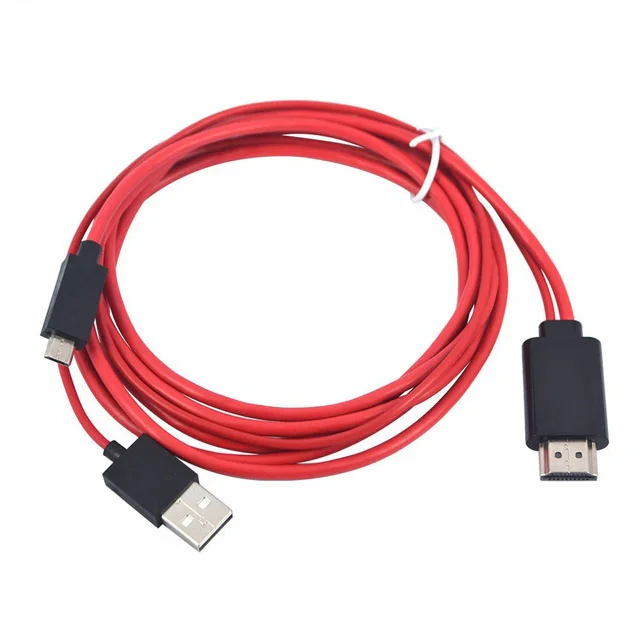 Micro USB to HDMI MHL Cable with USB Power, 2m - product image 3