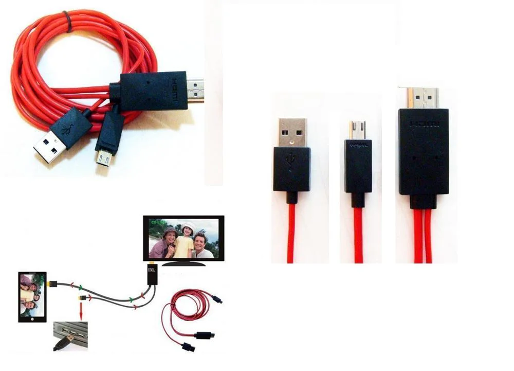 Micro USB to HDMI MHL Cable with USB Power, 2m - product image 5