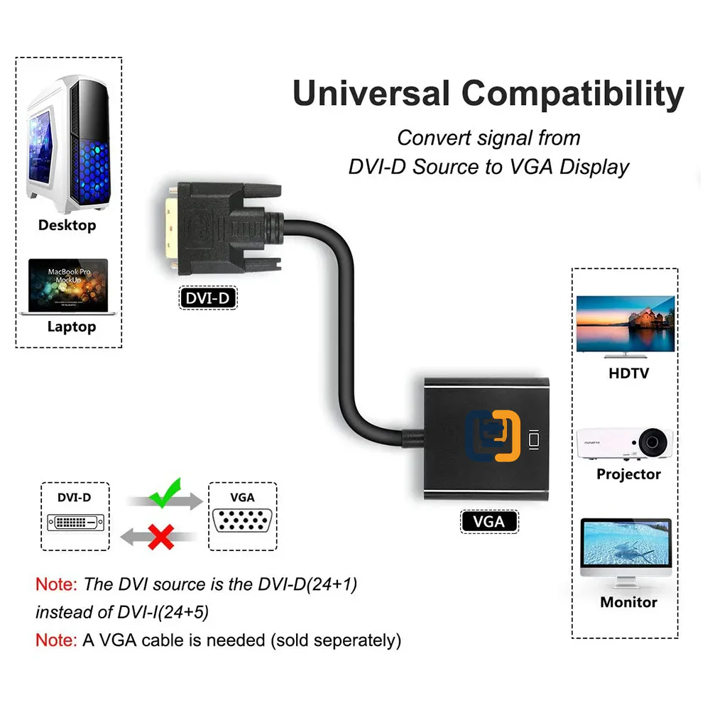 DVI to VGA Adapter - 1080P - product image 5