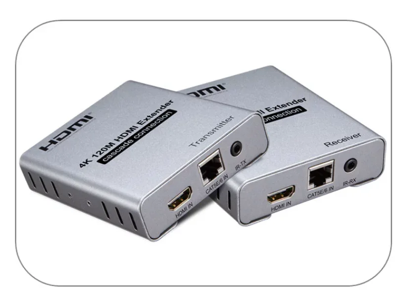 120m HDMI over CAT5e / CAT6 Extender with IR, 4K - product image 3