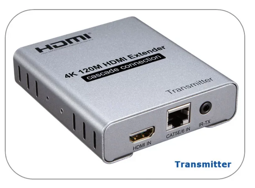 120m HDMI over CAT5e / CAT6 Extender with IR, 4K - product image 6