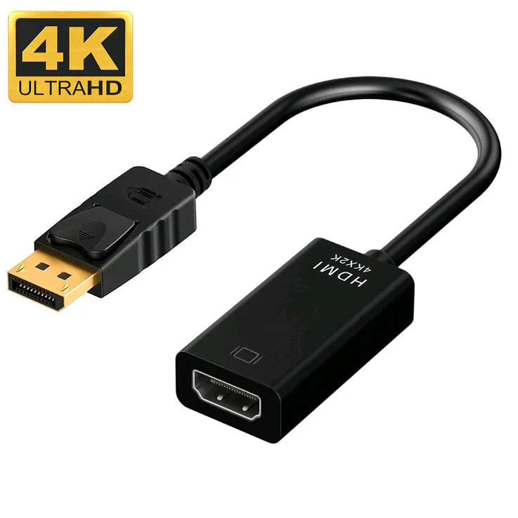 4K DP to HDMI cable adapter - 25cm