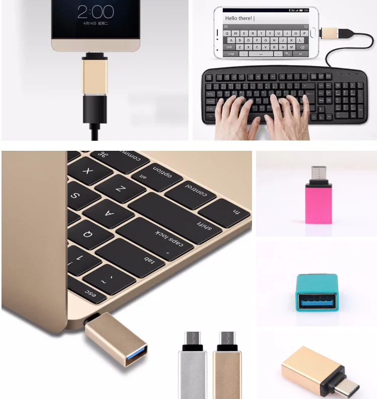USB-C USB 3.1 to USB 3.0 OTG adapter - product image 4
