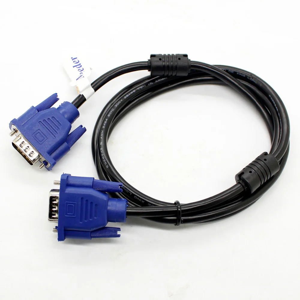 VGA Male-to-Male Cable with Ferrite Cores, 1.5-5m - product image 3