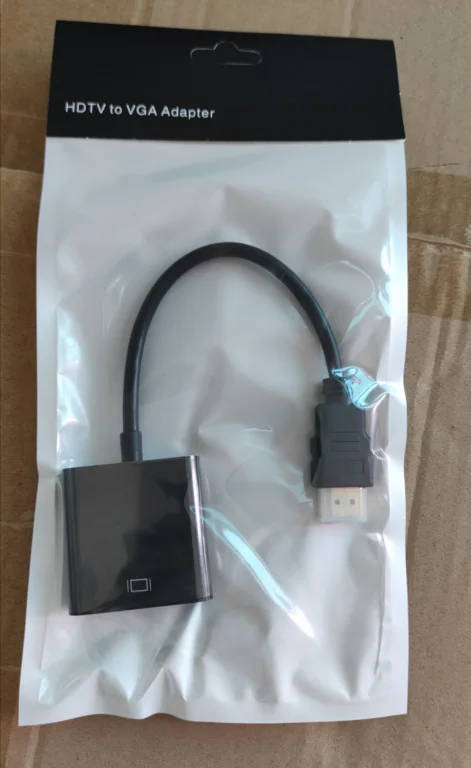 HDMI to VGA converter cable - 25cm - product image 3