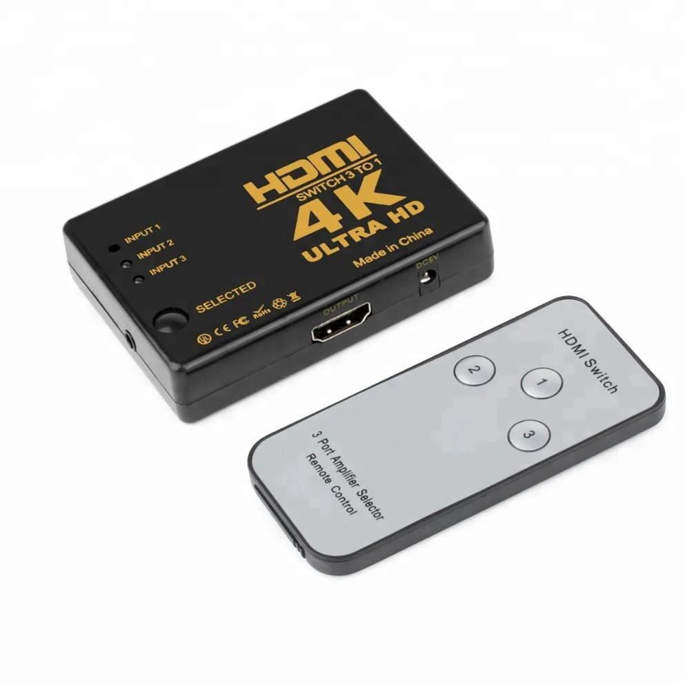 4K*2K HDMI switch 3 in 1 out - 3840x2160@30Hz