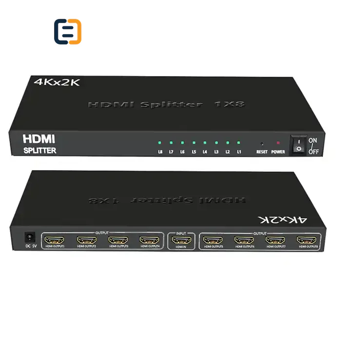 4Kx2K HDMI splitter 1x8 - 3840x2160P/30Hz