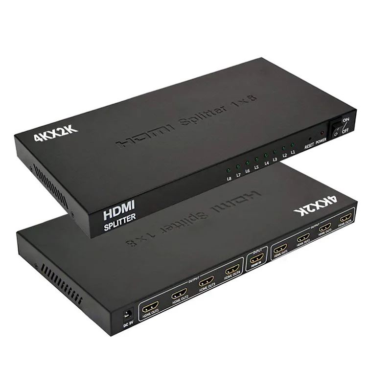 4Kx2K HDMI splitter 1x8 - 3840x2160P/30Hz - product image 3