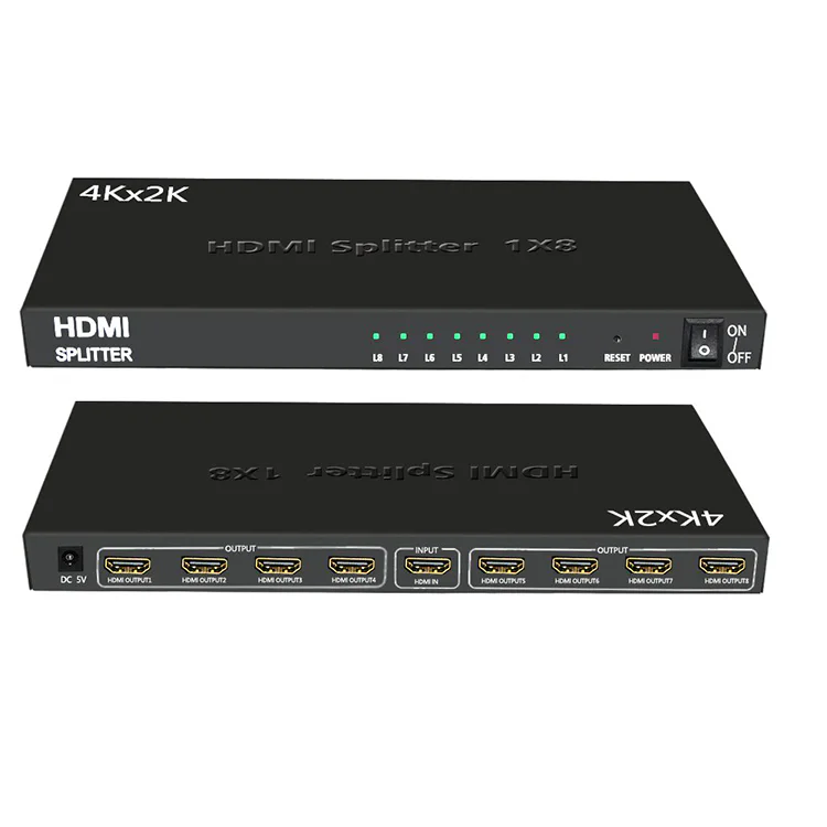 4Kx2K HDMI splitter 1x8 - 3840x2160P/30Hz - product image 5