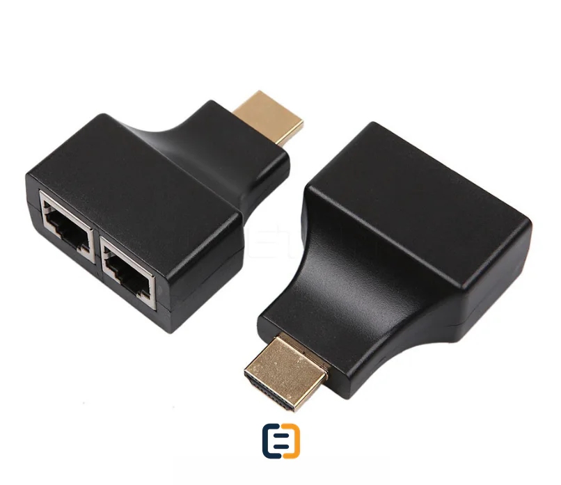 HDMI To Dual Port RJ45 Network Cable Extender