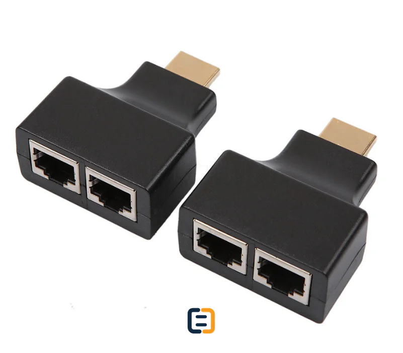 HDMI To Dual Port RJ45 Network Cable Extender - product image 2