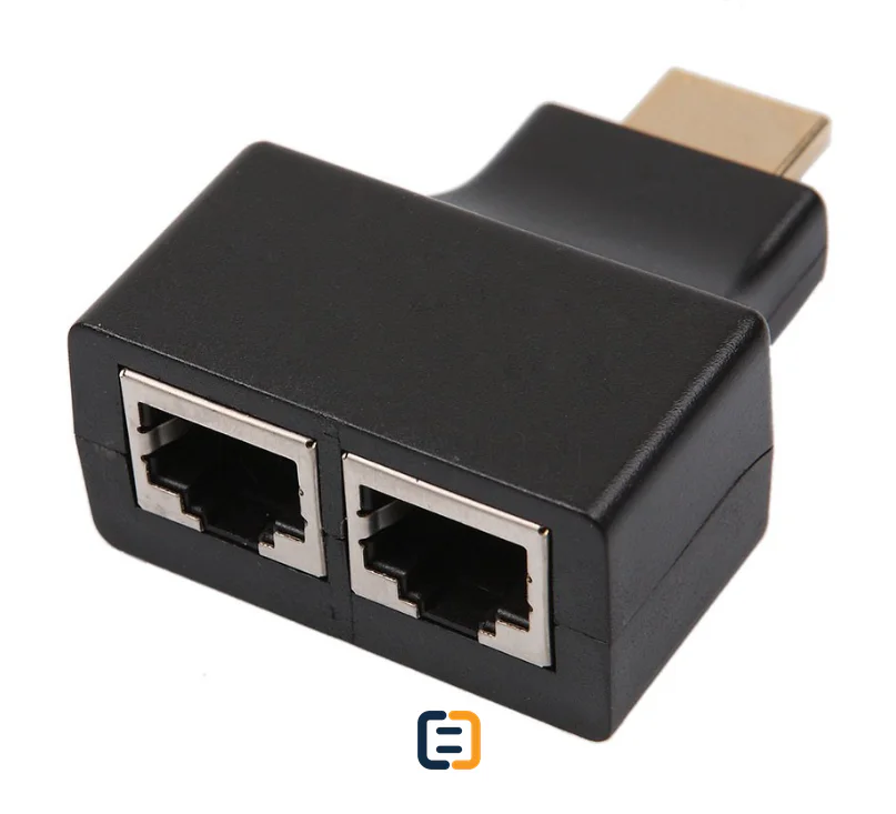 HDMI To Dual Port RJ45 Network Cable Extender - product image 3
