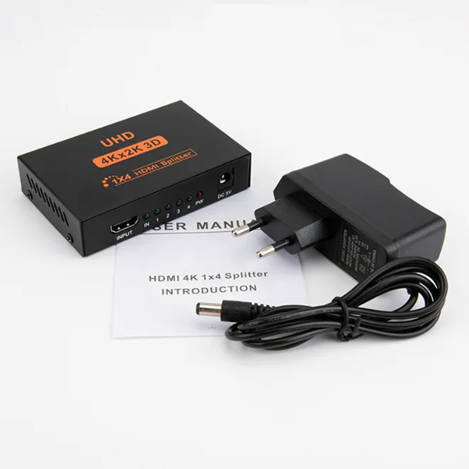 HDMI Splitter 4 Port 1x4 HDMI Splitter 4K *2K Full 3D 1`in 4 Out - product image 5