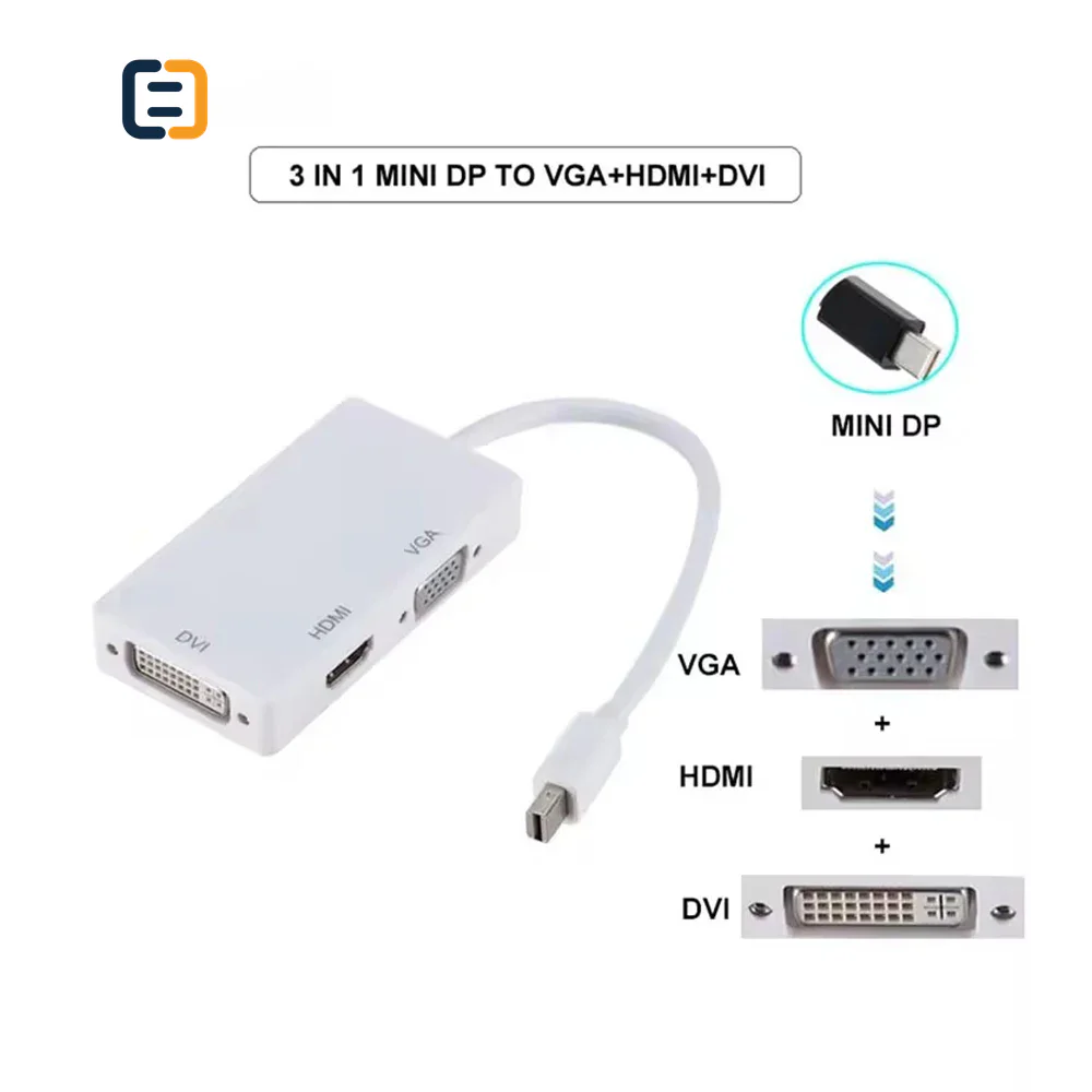 Mini DisplayPort to HDMI / DVI / VGA 3-in-1 Adapter - product image 4